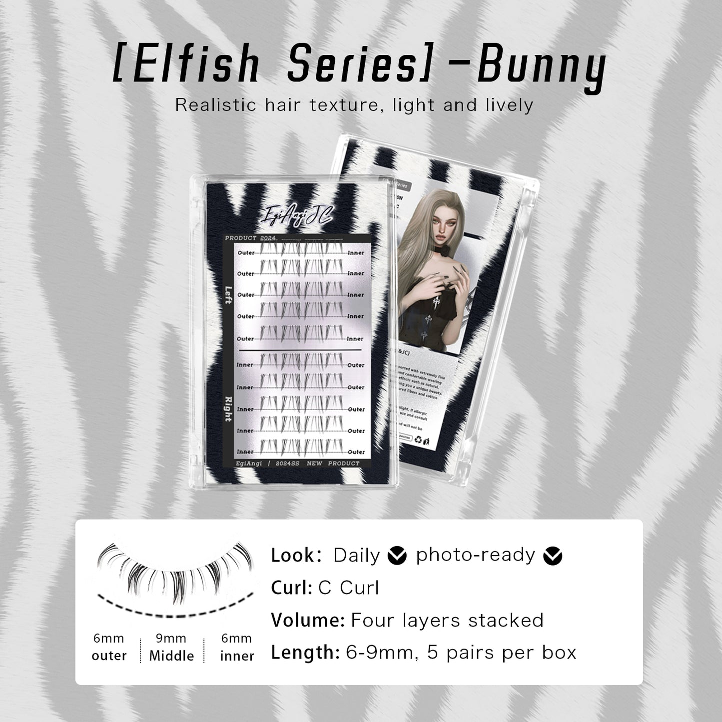 “Bunny” Barbie-style Lower Lashes