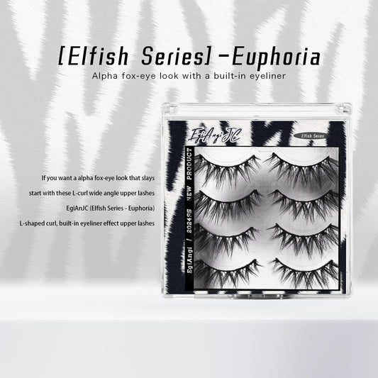 “Euphoria” L-Curl Glue-on Upper Lashes