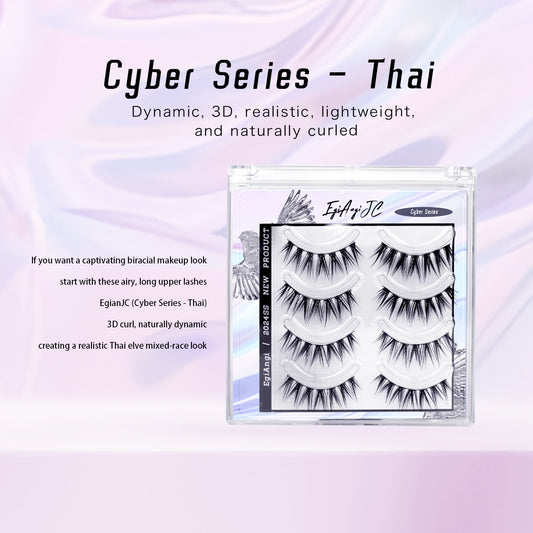 "Thai" Natural Hair Flow Glue-on Upper Lashes