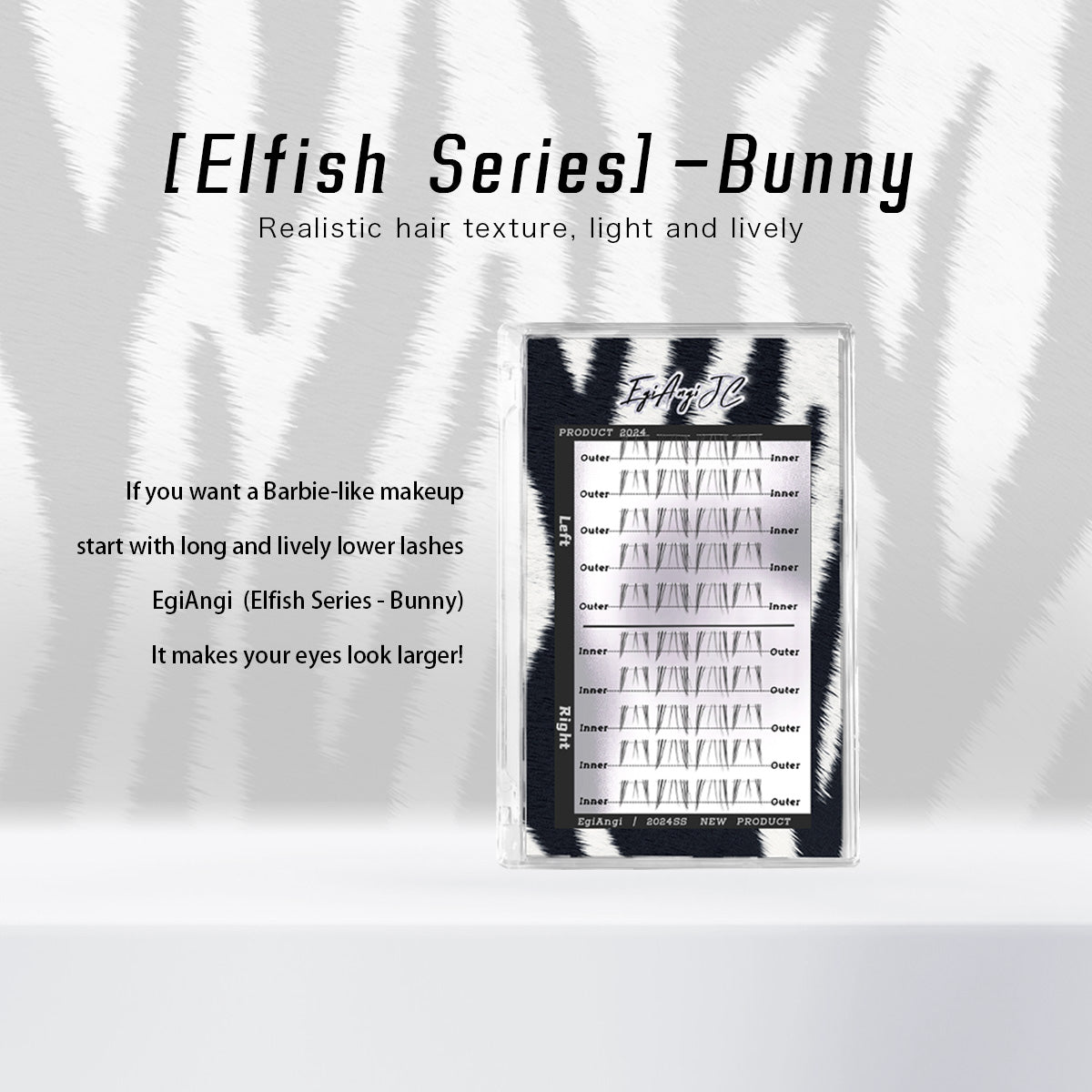 “Bunny” Barbie-style Lower Lashes